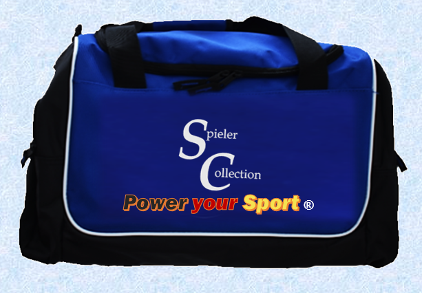  Sporttasche mit Power your Sport in blau 