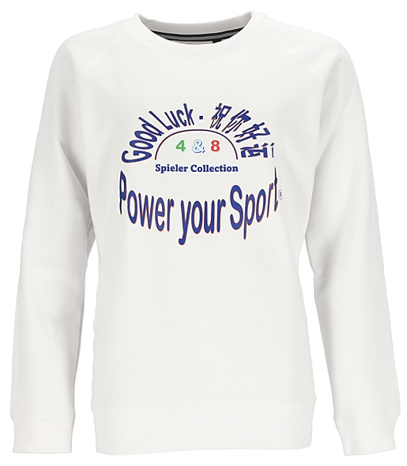 Frauen Sweat Pullover mit Logo Power your Sport Logo.