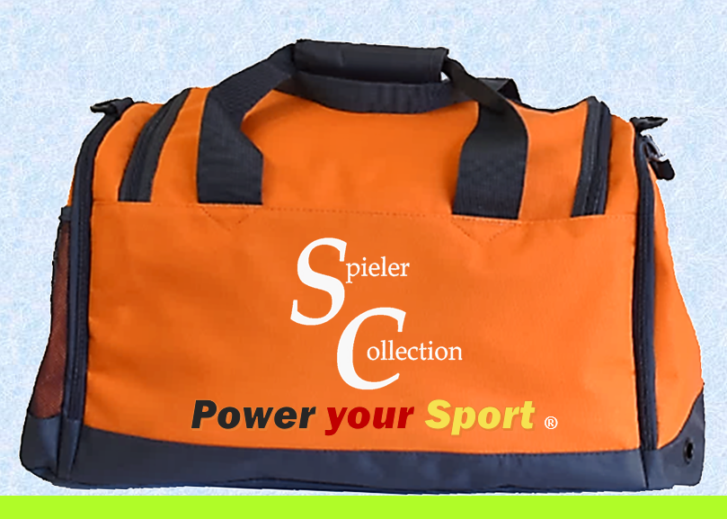  Sporttasche orange mit Spieler Collection