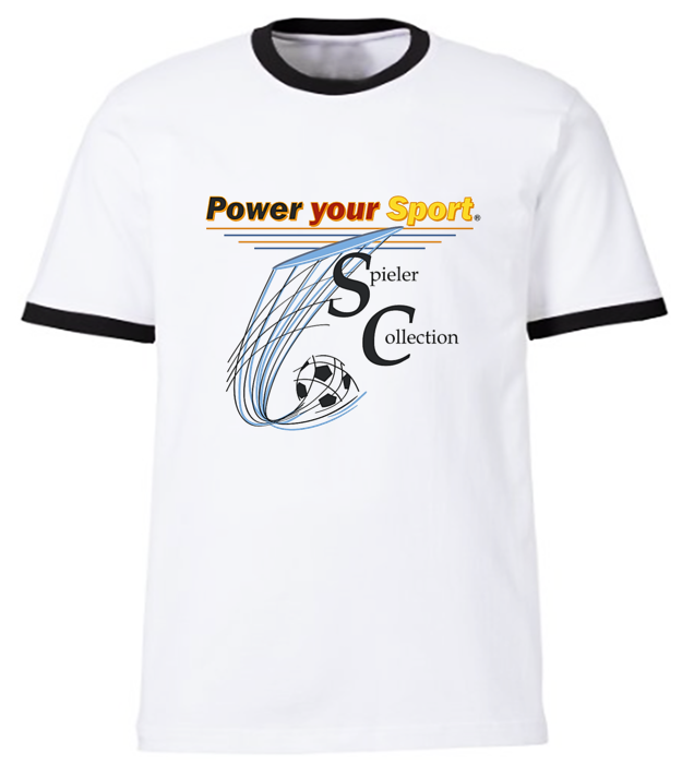  T-Shirt mit Spieler Collection, Power your Sport und Fußball