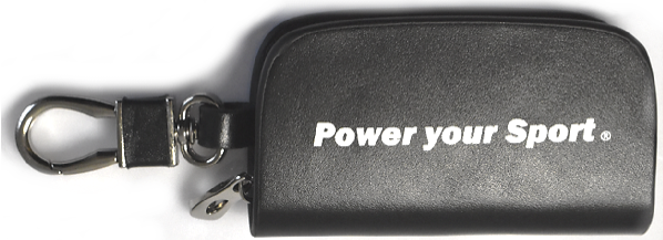 Fahrzeug Schlüsselmappe mit Logo Power your Sport