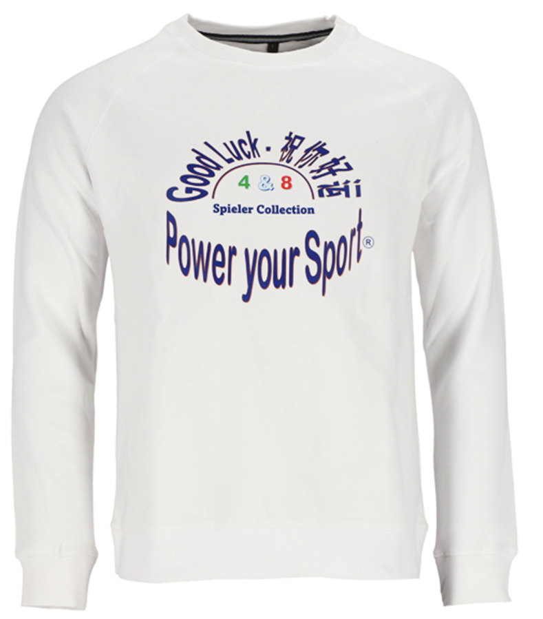 Männer Sweat Pullover mit Power your Sport Logo.
