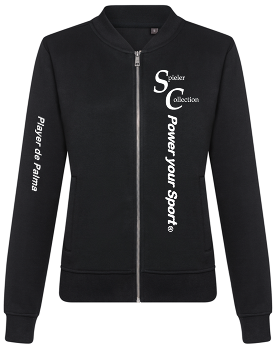 Freizeit Sweat Jacke für Frauen mit Power your Sport und Spieler Collection Logo