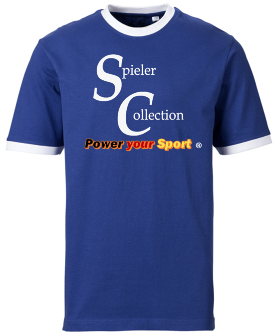 Härren T-Shirt mit Spieler Collection und Power your Sport. 